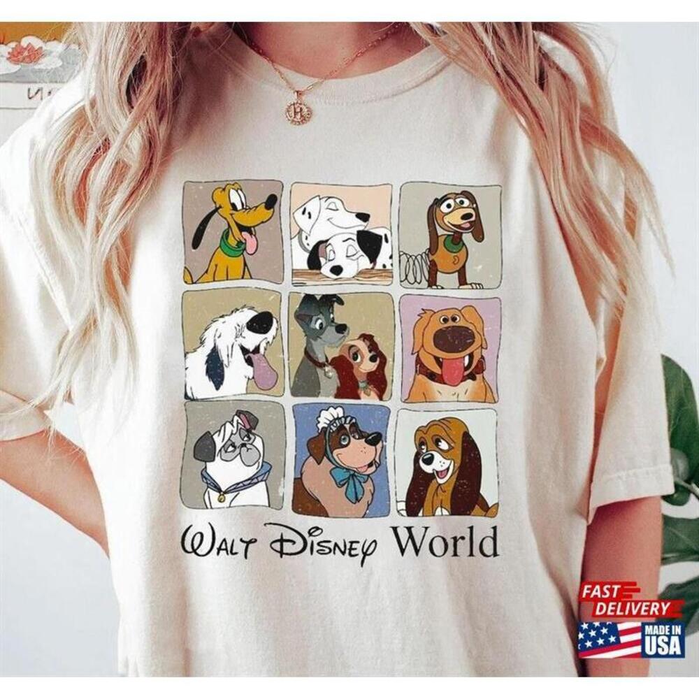 All Dogs Pluto Goofy Disney Disneyland 2023 Tshirt Classic
